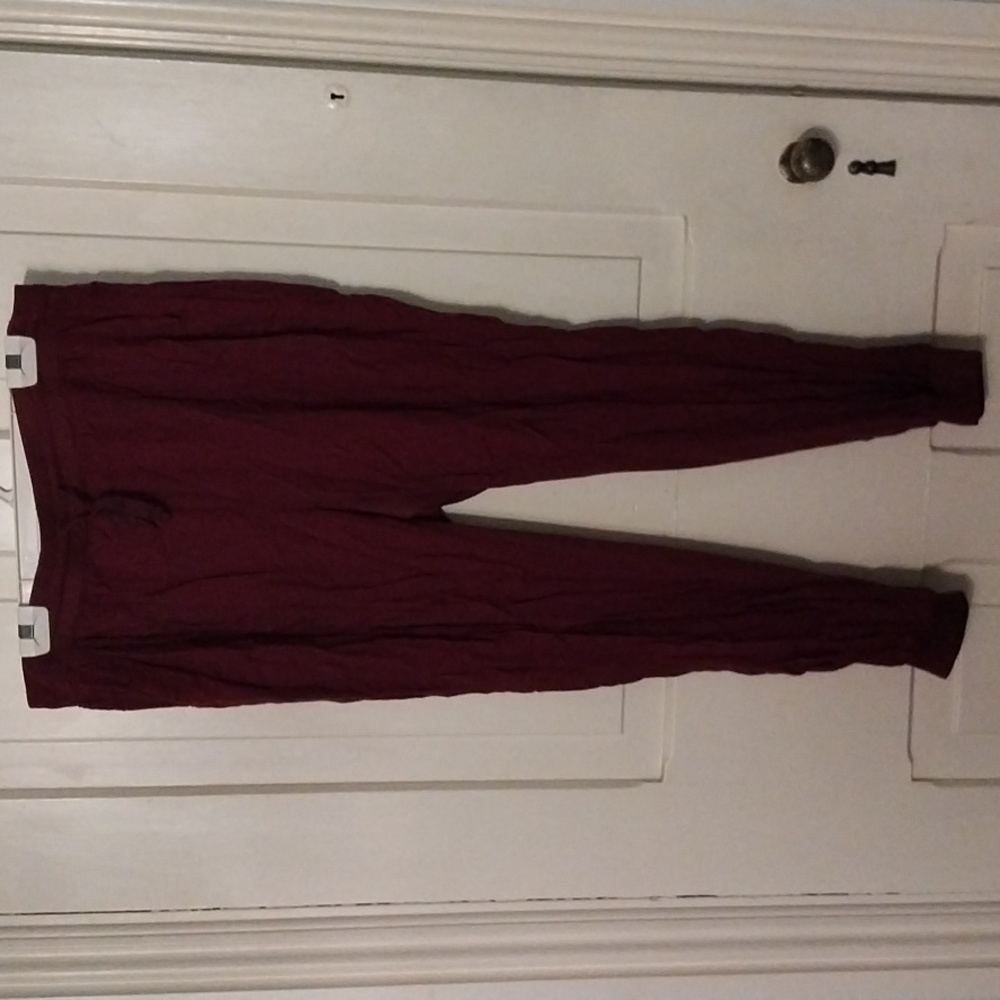 Burgundy Red Joggers